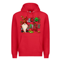 Red enjoy the little things Premium Hoodie - MaliasSmallBusiness