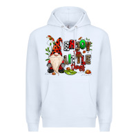 White enjoy the little things Premium Hoodie - MaliasSmallBusiness