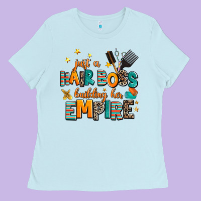 Just A Nail Boss Building Her Empire Ladies Tee Designed By Adodesignshop