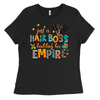Black just a nail boss building her empire Ladies Tee - AdoDesignShop