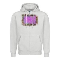 Dove Grey Old Leopard Purple Glitter Frame Zipper Hoodie - Bettercallsaul