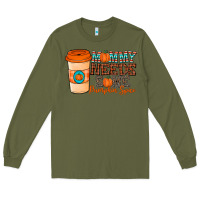 Army Green mommy needs some pumpkin spice Long Sleeve Tee - CowhideDigitalArt