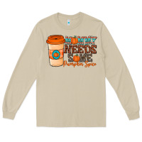 Mushroom mommy needs some pumpkin spice Long Sleeve Tee - CowhideDigitalArt