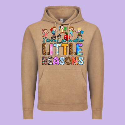 Vintage Hoodie i love my job for all the little reason