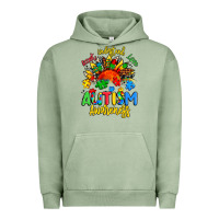 Pigment Oil Green accept understand love autism awareness Urban Hoodie - Artiststas