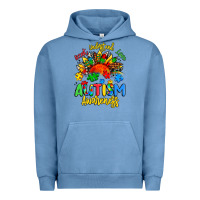 Pigment Pebble Blue accept understand love autism awareness Urban Hoodie - Artiststas