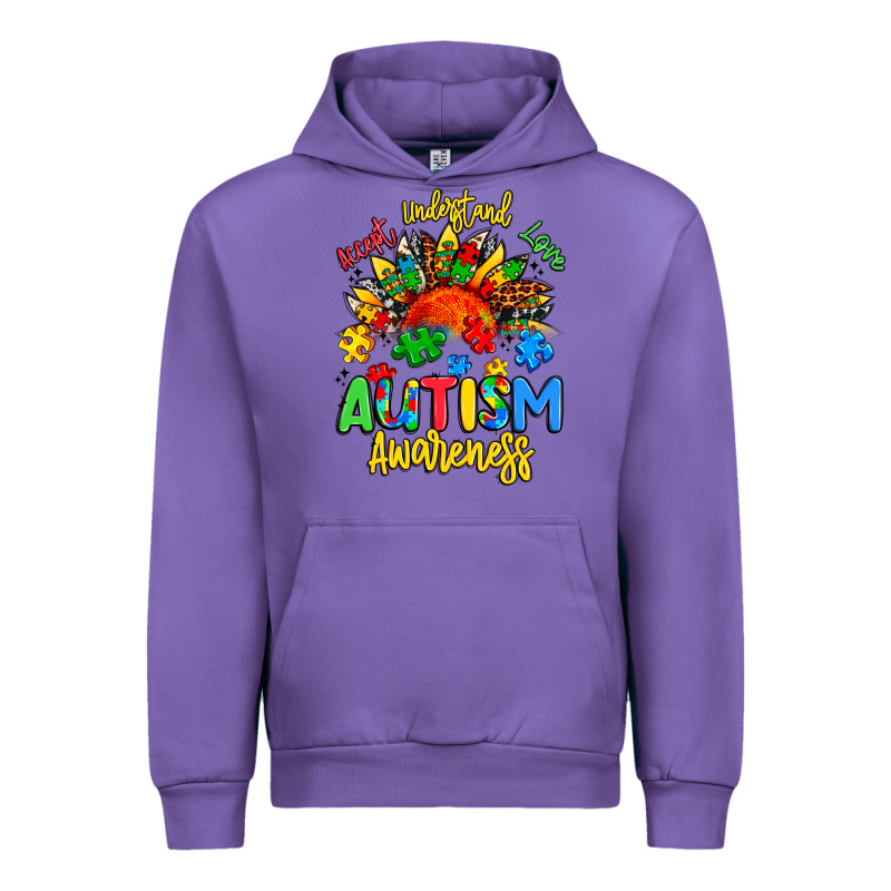 Accept Understand Love Autism Awareness Urban Hoodie by Artiststas | Teevron