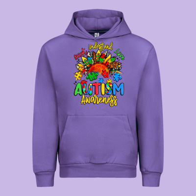 Accept Understand Love Autism Awareness Urban Hoodie Designed By Artiststas
