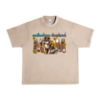 French Oak western australian shepherd mom Urban Heavy Tee - texasbilliewilder