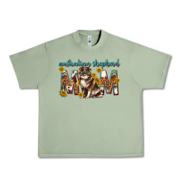Oil Green western australian shepherd mom Urban Heavy Tee - texasbilliewilder