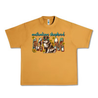 Peanut Butter western australian shepherd mom Urban Heavy Tee - texasbilliewilder
