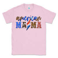 Bubblegum Pink american mama thunderbolt Classic Tee - HRA Design Shop