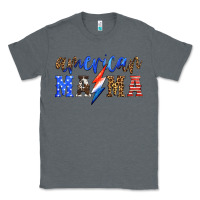 Charcoal Heather american mama thunderbolt Classic Tee - HRA Design Shop