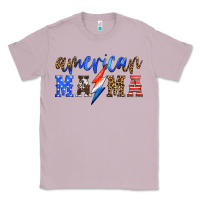 Lilac american mama thunderbolt Classic Tee - HRA Design Shop