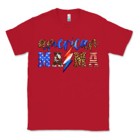 Red american mama thunderbolt Classic Tee - HRA Design Shop