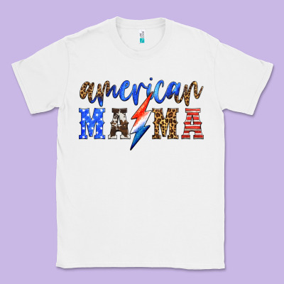 American Mama Thunderbolt Classic Tee Designed By Hra Design Shop