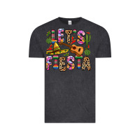 Vintage Black let s fiesta Vintage Tee - Zillion Design Studio