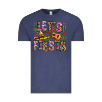Vintage Denim let s fiesta Vintage Tee - Zillion Design Studio