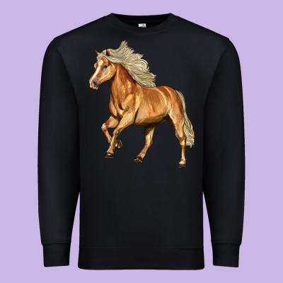 Haflinger Horse Premium Sweatshirt Designed By Lillyallendesigns