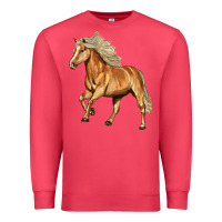 Cardinal Haflinger Horse Premium Sweatshirt - LillyAllenDesigns