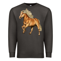 Smoke Haflinger Horse Premium Sweatshirt - LillyAllenDesigns