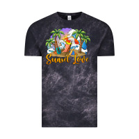 Cloud Black sunset love Vintage Tee - BarkalooDesign