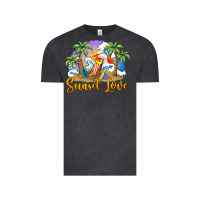 Vintage Black sunset love Vintage Tee - BarkalooDesign