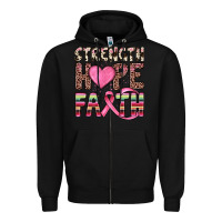 Black strength hope faith Zipper Hoodie - JahusDesignShop
