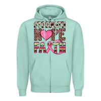 Seafoam strength hope faith Zipper Hoodie - JahusDesignShop