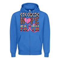 True Royal strength hope faith Zipper Hoodie - JahusDesignShop