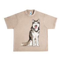 French Oak husky Urban Heavy Tee - RanaPortraitStore