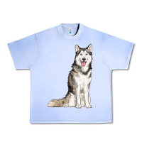 Grape Ice husky Urban Heavy Tee - RanaPortraitStore