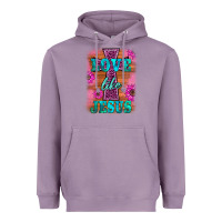 Lavender love like jesus Heavyweight Hoodie - BarkalooDesign