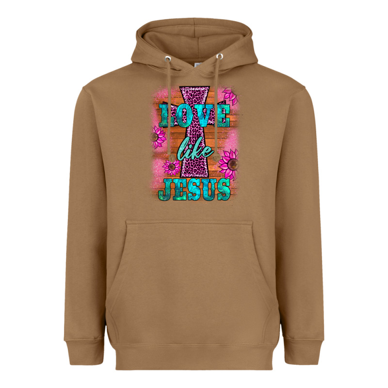 Love Like Jesus Heavyweight Hoodie by BarkalooDesign | Teevron
