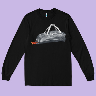 Baseball Bag Fa Element Long Sleeve Tee Designed By Fadigitalartstudio