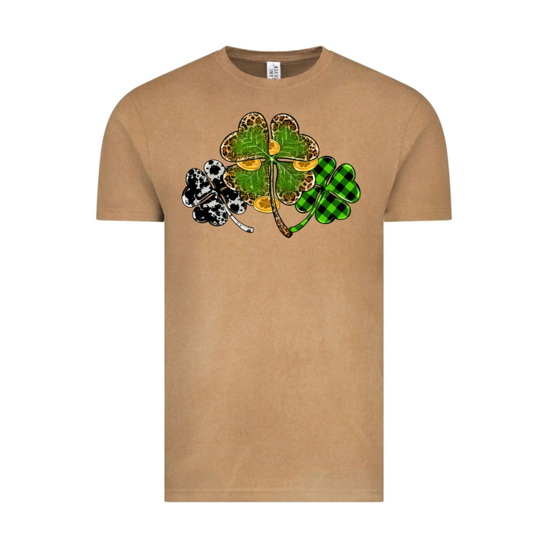 St Patricks Day Shamrock Gold Vintage Tee by RanaPortraitStore | Teevron