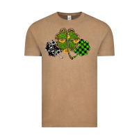 Vintage Coffee st patricks day shamrock gold Vintage Tee - RanaPortraitStore