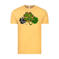 Vintage Mustard st patricks day shamrock gold Vintage Tee - RanaPortraitStore