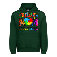 Forest Green autism mom like a normal mom except much stronger Urban Hoodie - Artiststas
