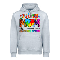 Heather Grey autism mom like a normal mom except much stronger Urban Hoodie - Artiststas