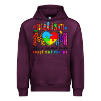 Mauve Wine autism mom like a normal mom except much stronger Urban Hoodie - Artiststas