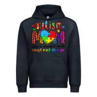 Navy autism mom like a normal mom except much stronger Urban Hoodie - Artiststas