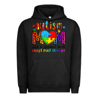 Pigment Black autism mom like a normal mom except much stronger Urban Hoodie - Artiststas