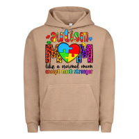 Pigment Burro autism mom like a normal mom except much stronger Urban Hoodie - Artiststas