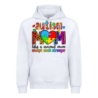 White autism mom like a normal mom except much stronger Urban Hoodie - Artiststas