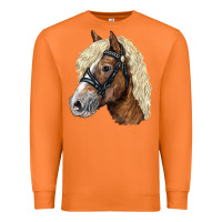 Carrot Haflinger Avelignese Horse Premium Sweatshirt - LillyAllenDesigns