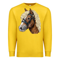 Lemon Haflinger Avelignese Horse Premium Sweatshirt - LillyAllenDesigns