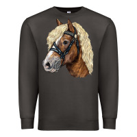 Smoke Haflinger Avelignese Horse Premium Sweatshirt - LillyAllenDesigns