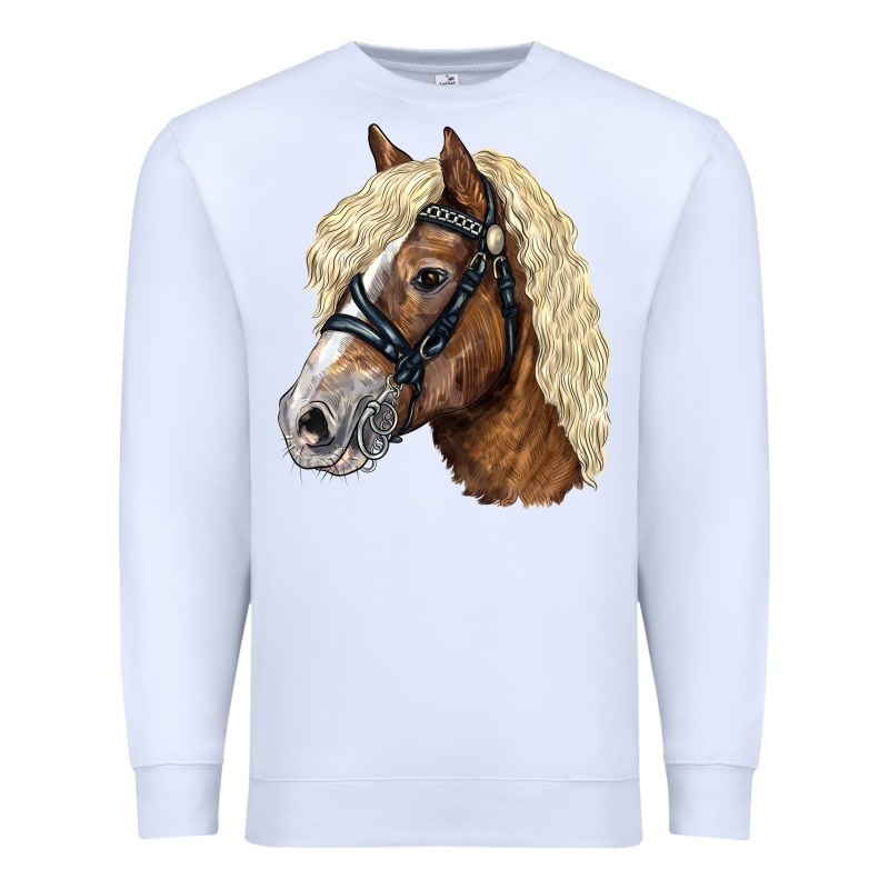 Haflinger Avelignese Horse Premium Sweatshirt by LillyAllenDesigns | Teevron