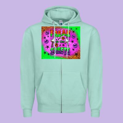 Freak In The Sheets Mouse Pad Zipper Hoodie Designed By Bundleandbundleshop